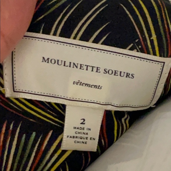 anthropology moulintte Soeurs Beautiful dress with awesome design And color - Picture 13 of 13